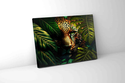 Der Leopard in der Wildnis – Tier-Leinwandbild –
