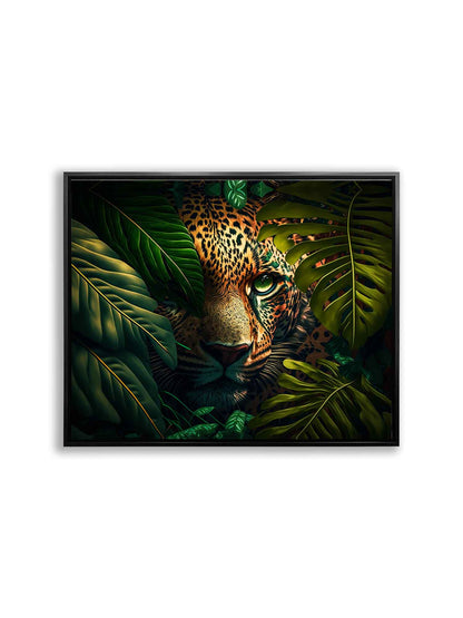 Der Leopard in der Wildnis – Tier-Leinwandbild –