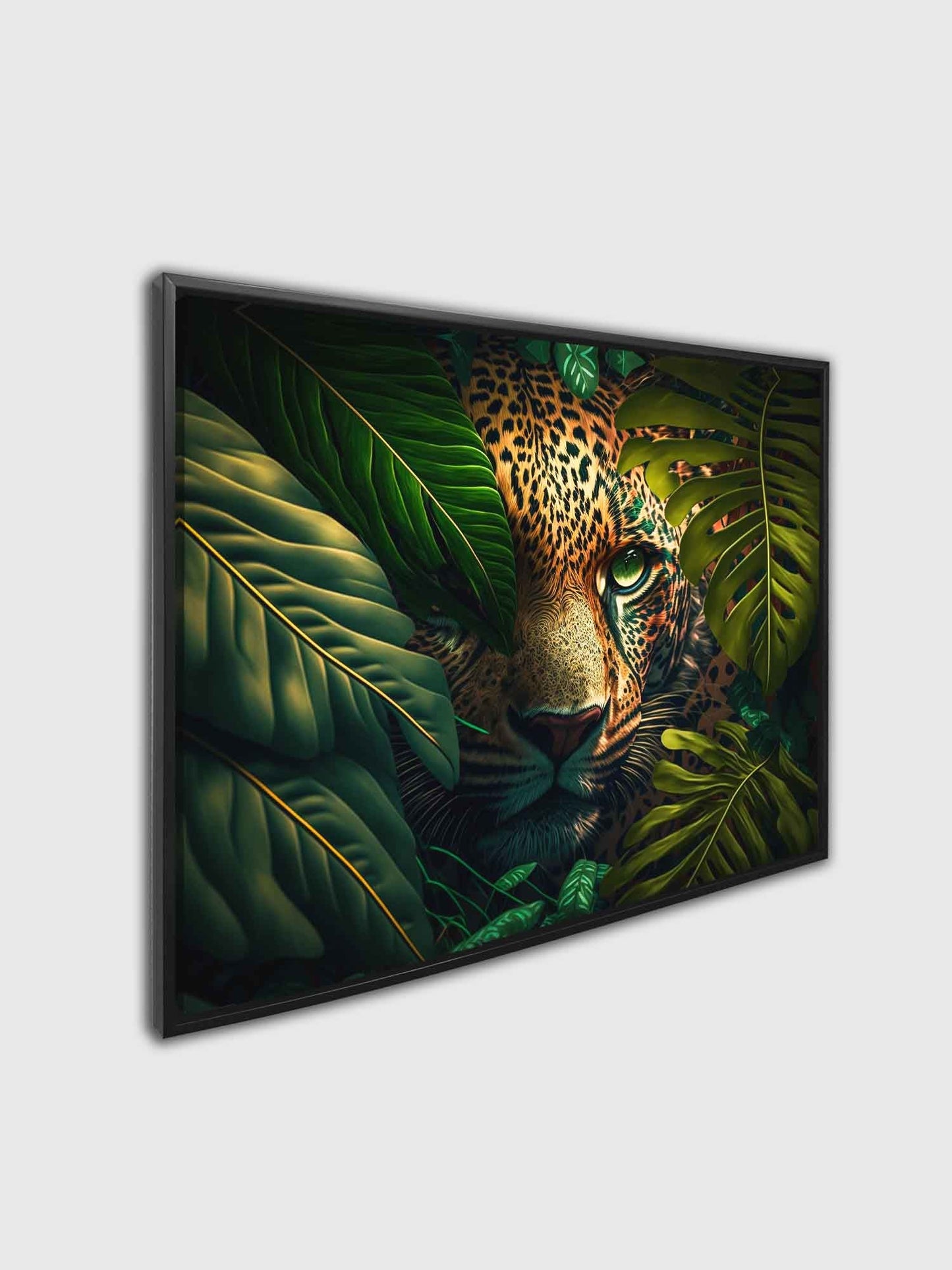 Der Leopard in der Wildnis – Tier-Leinwandbild –