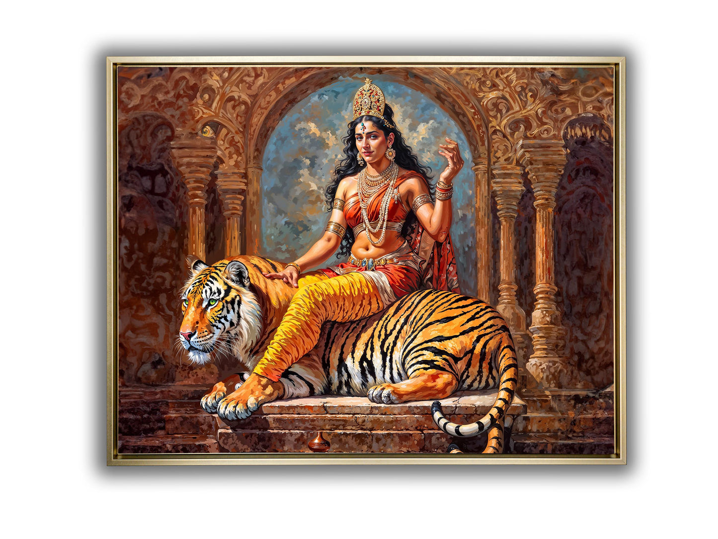 Wandkunst – Leinwandbild Parvati – Indische Kunst