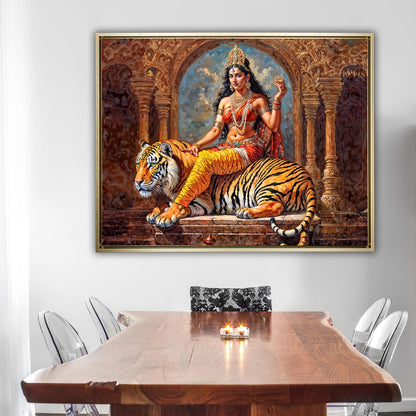 Wandkunst – Leinwandbild Parvati – Indische Kunst