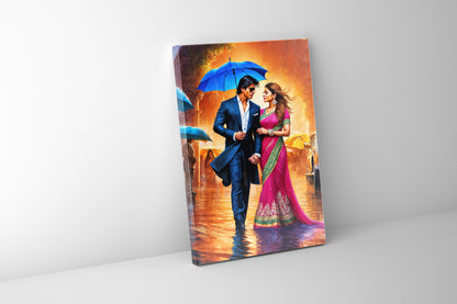 Wandkunst Bollywood Teil 1 „Junge trifft Mädchen“-