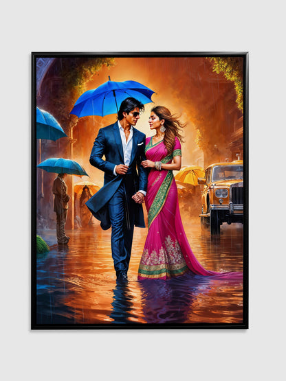 Wandkunst Bollywood Teil 1 „Junge trifft Mädchen“-