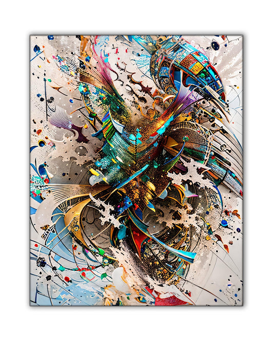 Wandbilder-Abstrakt 1-Leinwanddruck-Kunstwerk