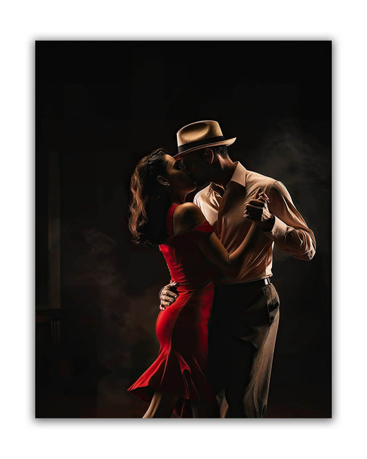 Wandbild - Tango Tanz - Leinwanddruck - Moderne Kunst