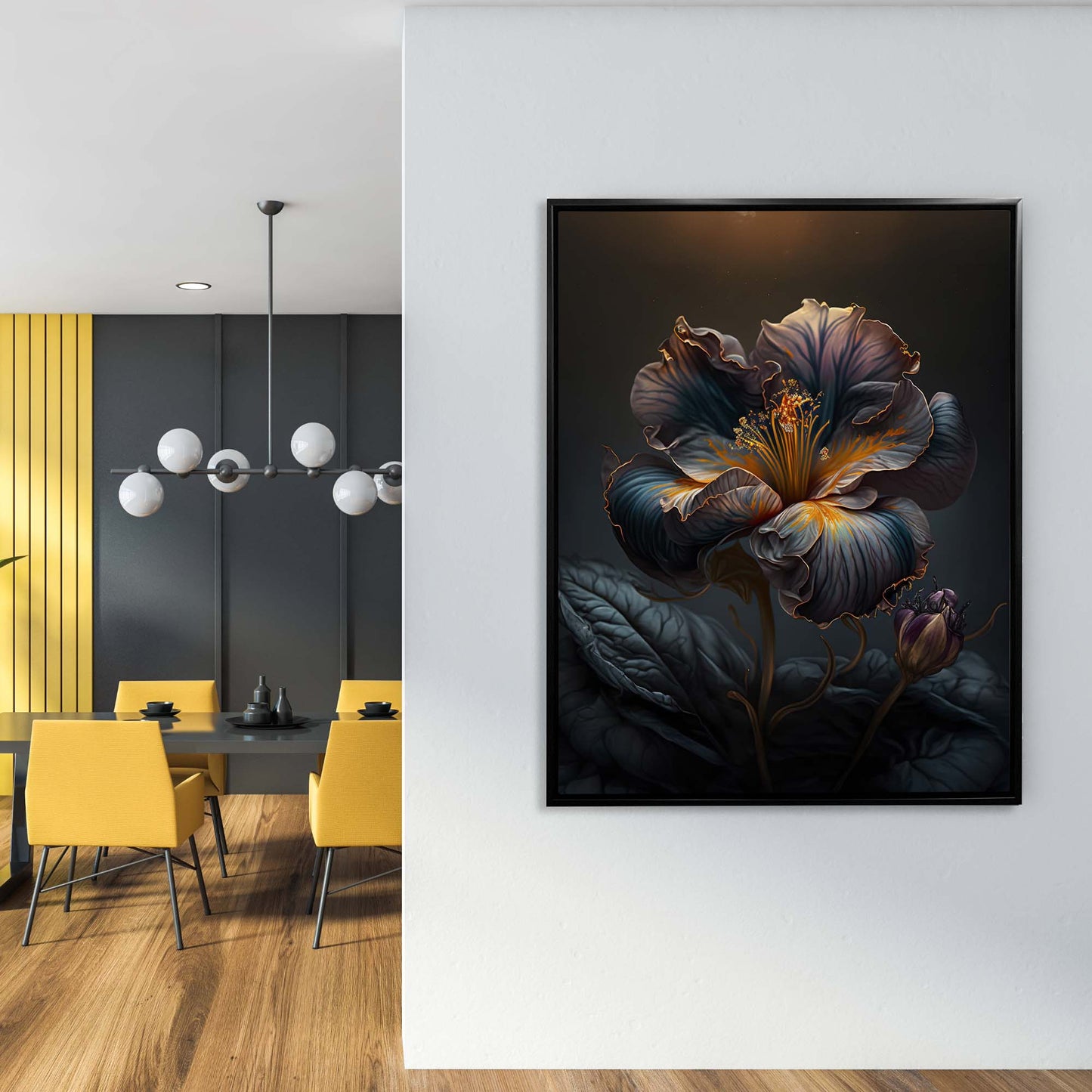 Blumenkunst – Feine und moderne Wandkunst – Botanische Kunstdrucke für die Wand