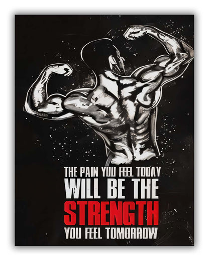 Wandkunst Bodybuilding Inspiration I „Fine Art Canvas
