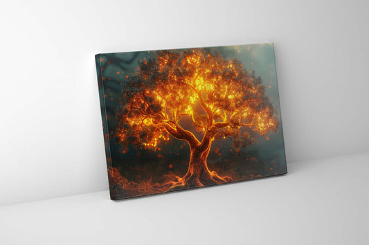 Wandbild „Baum des Lichts“, 122 x 91 cm