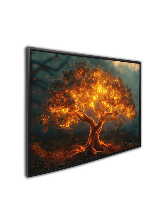 Wandbild „Baum des Lichts“, 122 x 91 cm