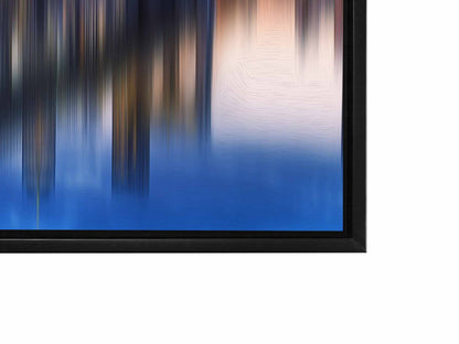 Wandbild-Stilisierte NYC Brücken-Skyline-Leinwanddruck