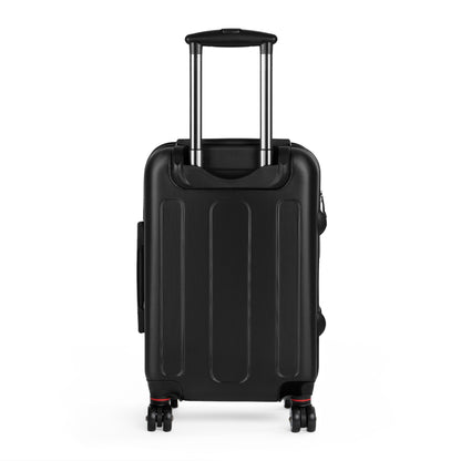 Kiss Print Carry-On Suitcase — Red Lipstick Travel Luggage