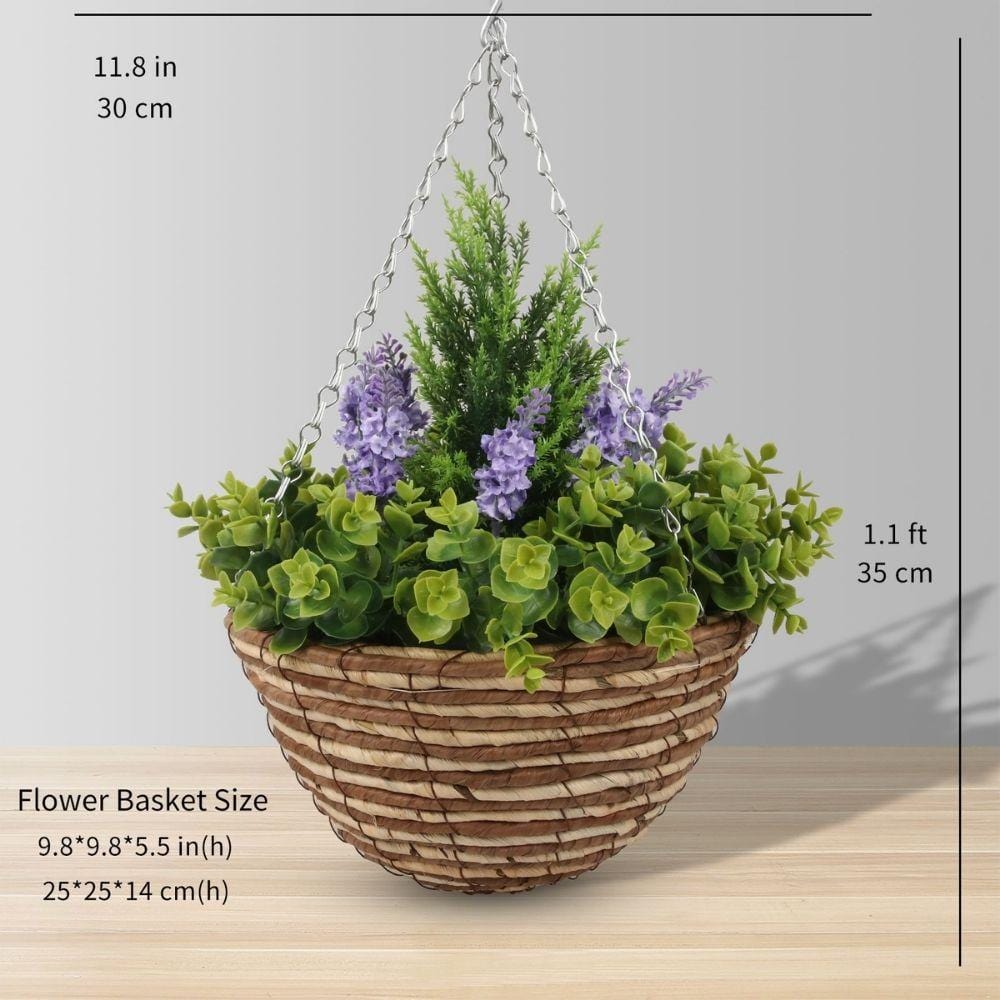 Penelope Künstliches Blumenarrangement im Hängekorb