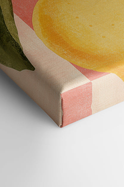 VINTAGE LEMONADE, stretched canvas artwork