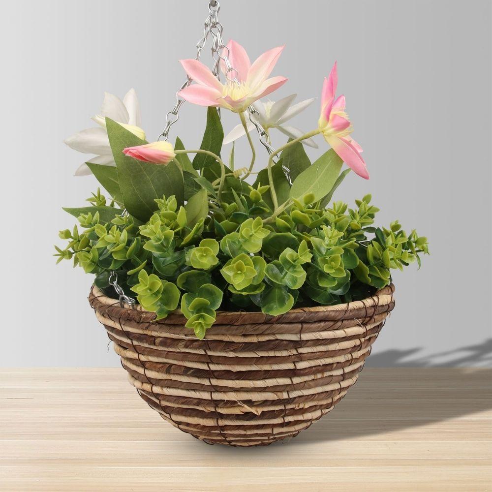 Künstliche Blumenarrangement „Lyla“ im Hängekorb