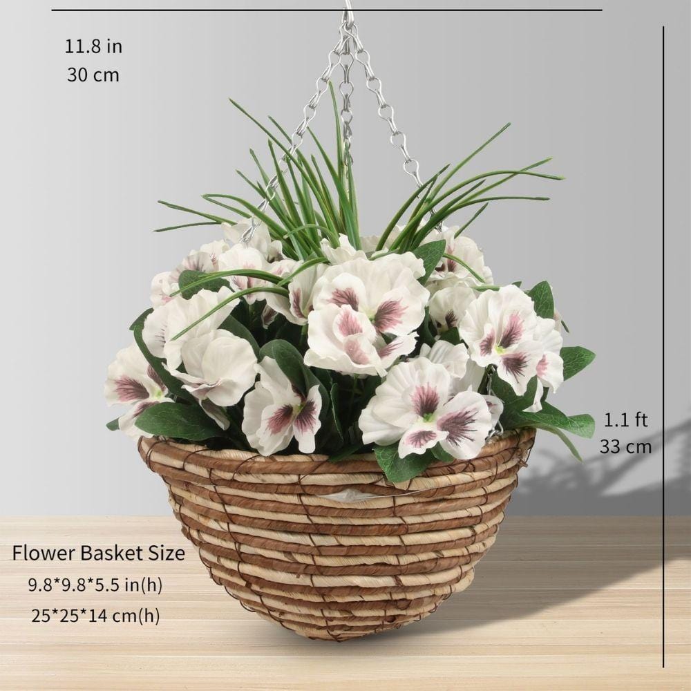 Camila Kunstblumenarrangement im Hängekorb