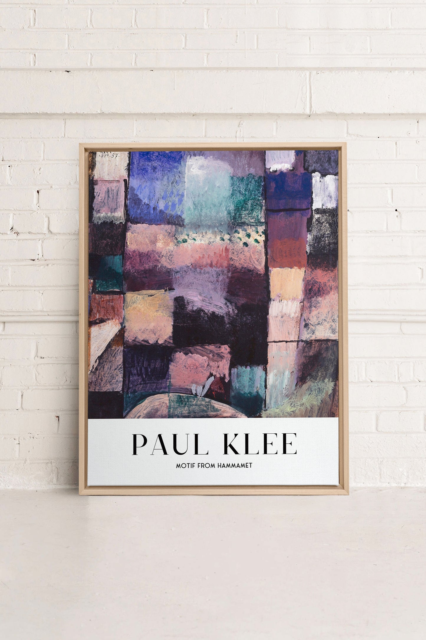 PAUL KLEE I, Werk auf gespannter Leinwand