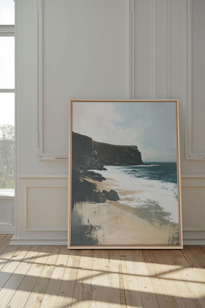 MAJESTIC CLIFFS, Mischtechnik auf Leinwand