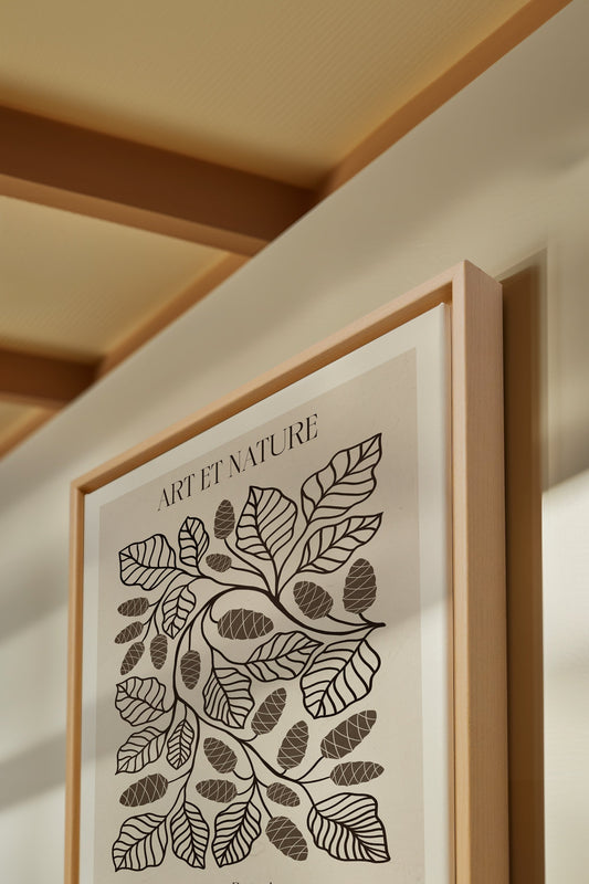 KUNST UND NATUR, Werk auf gespannter Leinwand