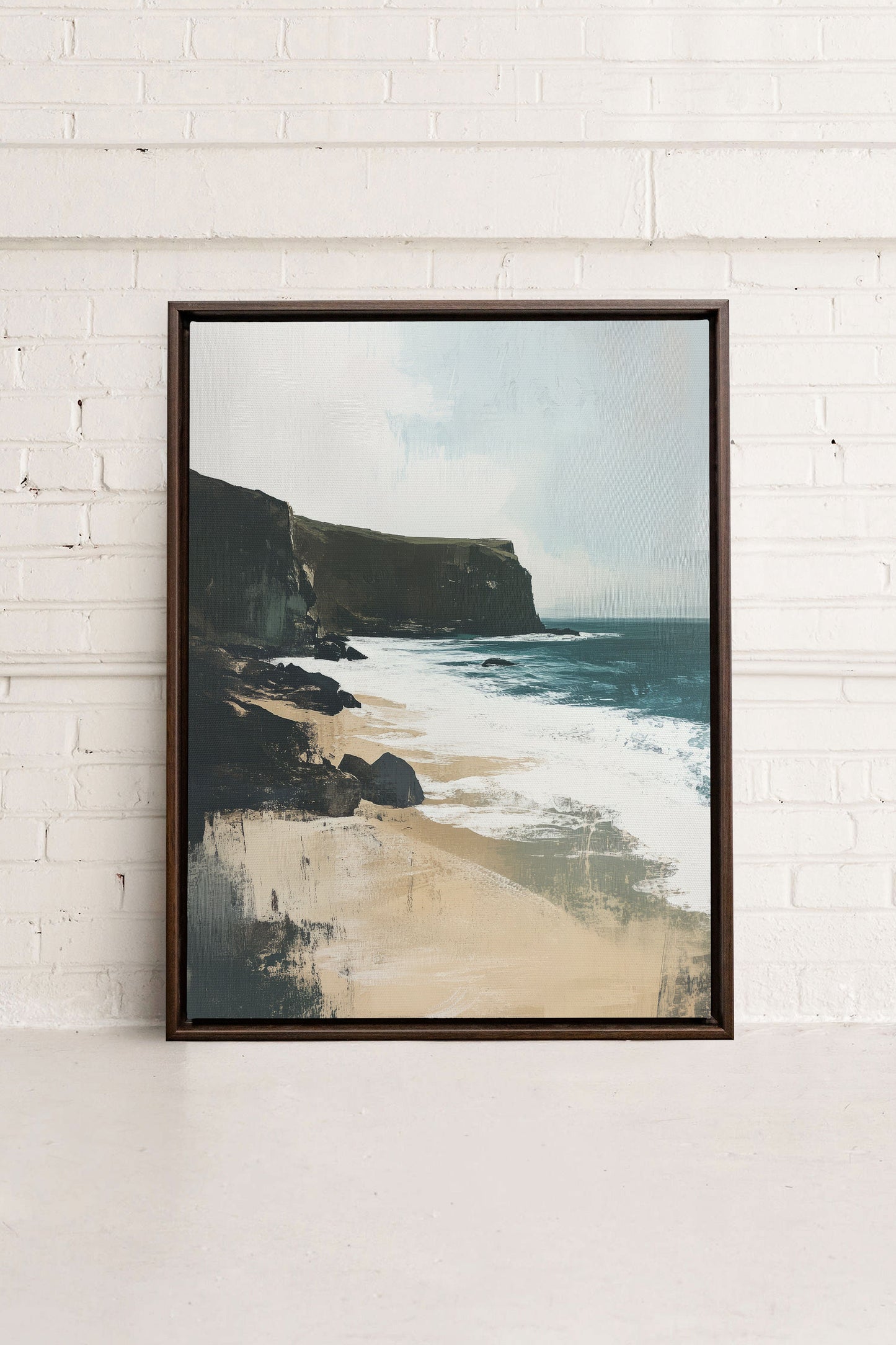 MAJESTIC CLIFFS, Mischtechnik auf Leinwand