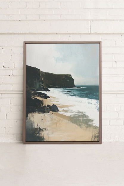MAJESTIC CLIFFS, Mischtechnik auf Leinwand