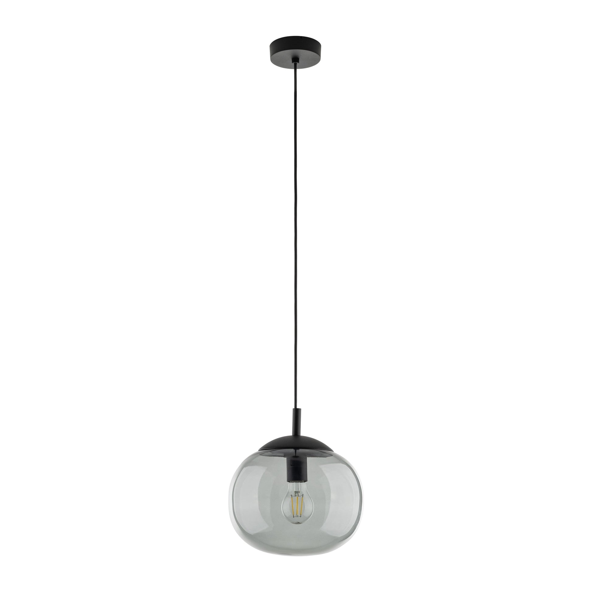 VIBE Graphite Glass Scandinavian Pendant Light - AURABAGS SHOP