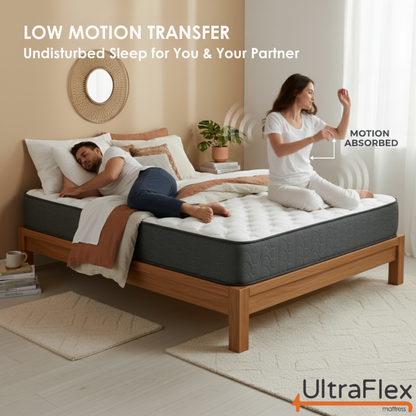 UltraFlex® STELLAR Mittelfest – Premium Orthopädische Matratze mit Kühlgel, High-Density Soja-Schaum & Gesteppter Oberseite | Hergestellt in Kanada