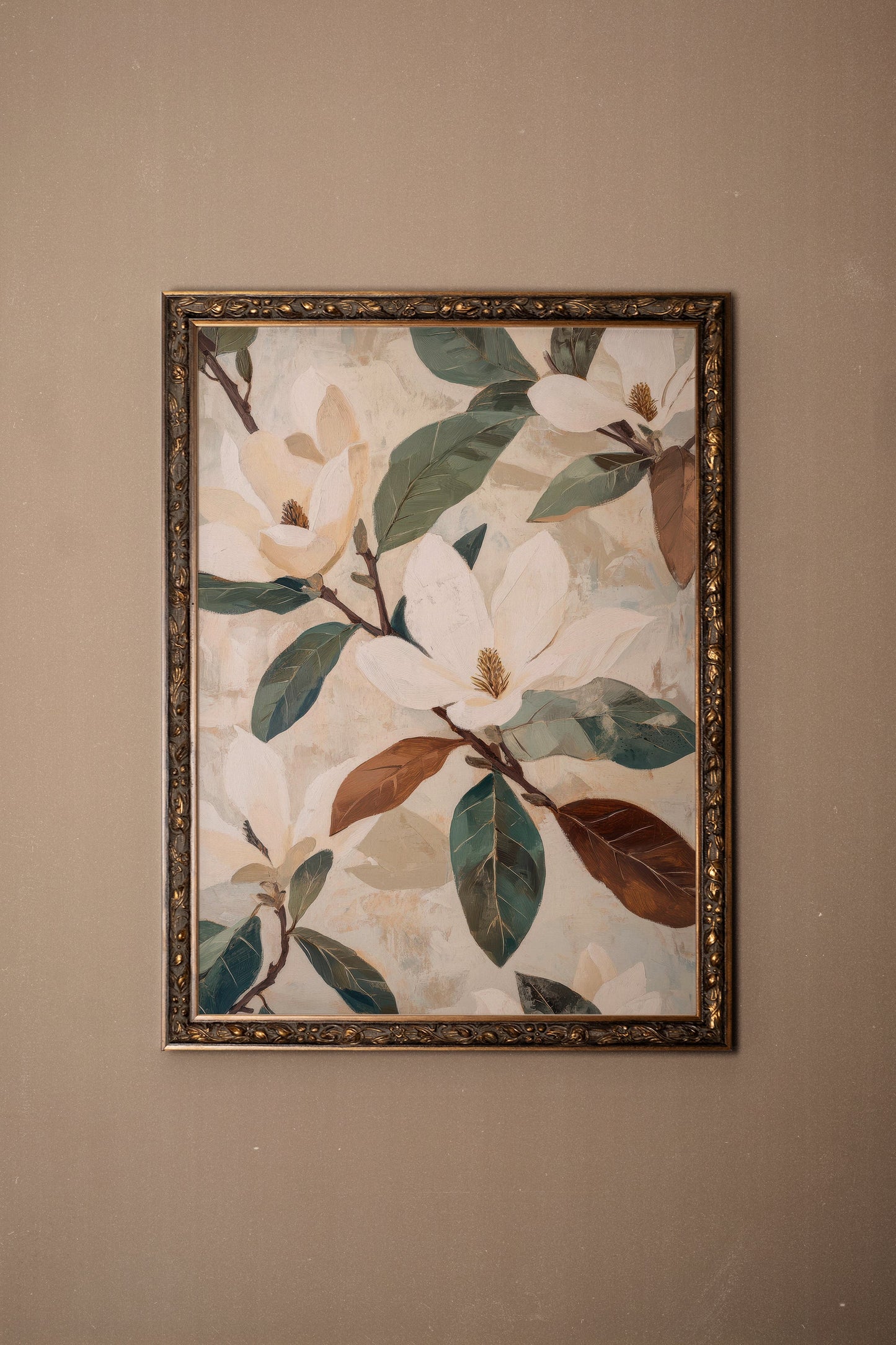 ZEITLOSER GARTEN, VINTAGE-BRONZERAHMEN