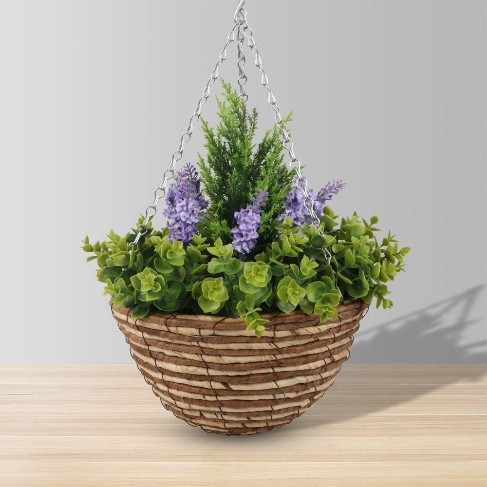 Penelope Künstliches Blumenarrangement im Hängekorb