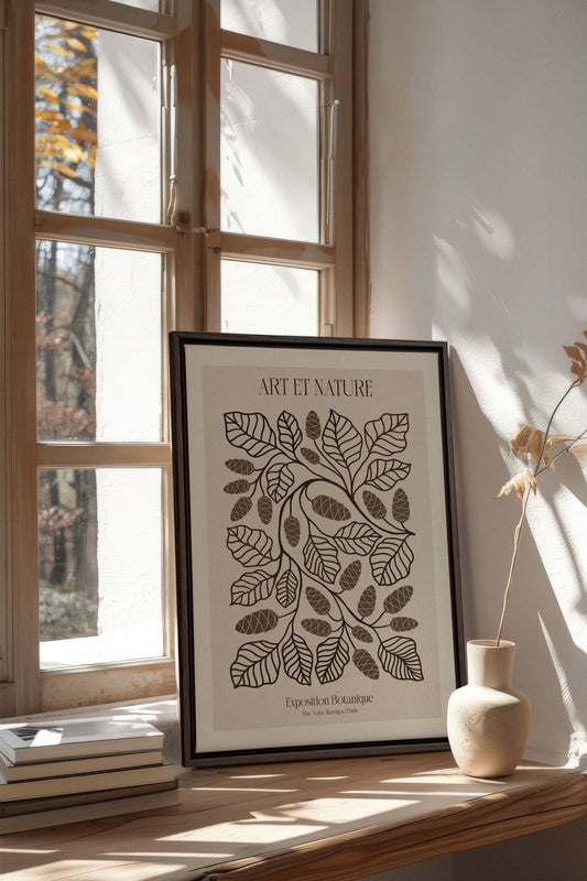 KUNST UND NATUR, Werk auf gespannter Leinwand
