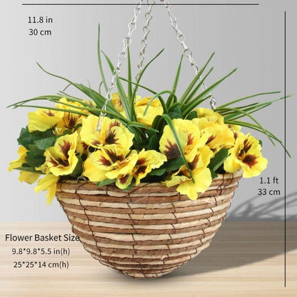 Grace Künstliche Blumengesteck im Hängebaskett