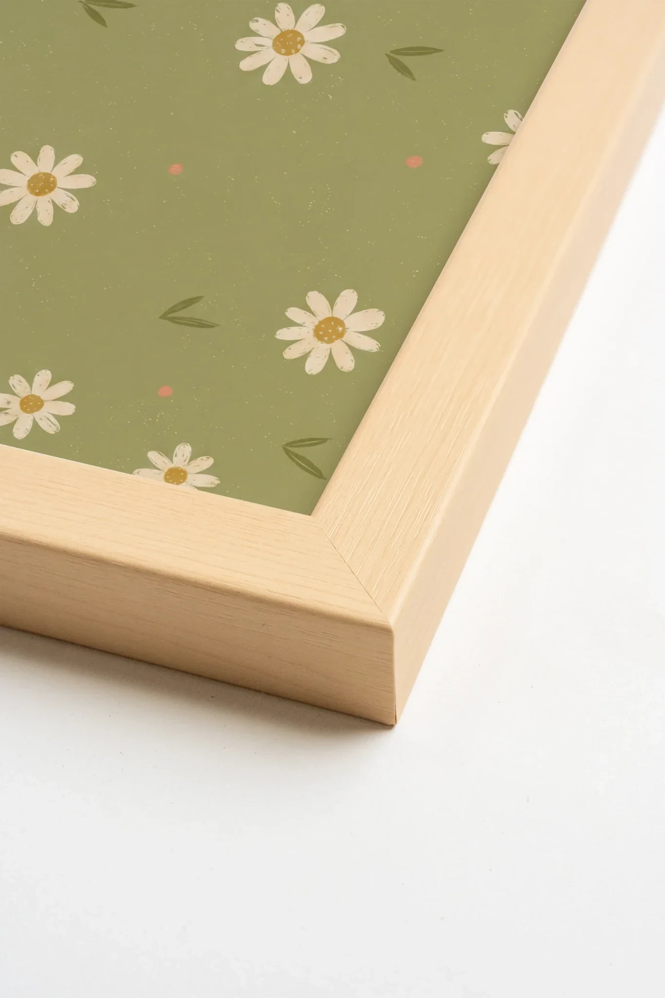RÊVE DE MARGUERITE, Oeuvre sur toile rigide, encadré Naturel Clair (collective)