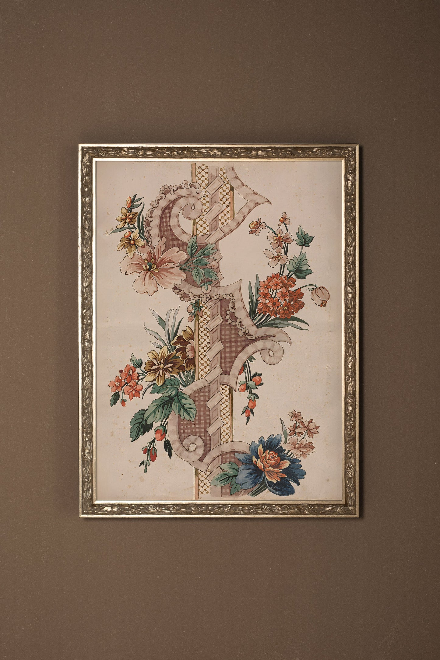 SYMPHONIE BOTANIQUE, SILBERNER VINTAGERAHMEN