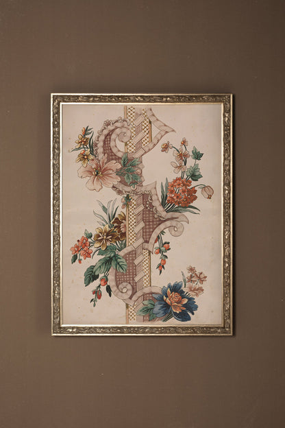 SYMPHONIE BOTANIQUE, SILBERNER VINTAGERAHMEN