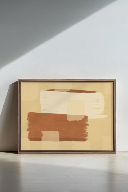 WÜSTENSEGEL, Kunstwerk auf gespannter Leinwand
