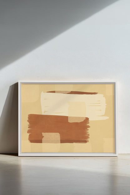 WÜSTENSEGEL, Kunstwerk auf gespannter Leinwand