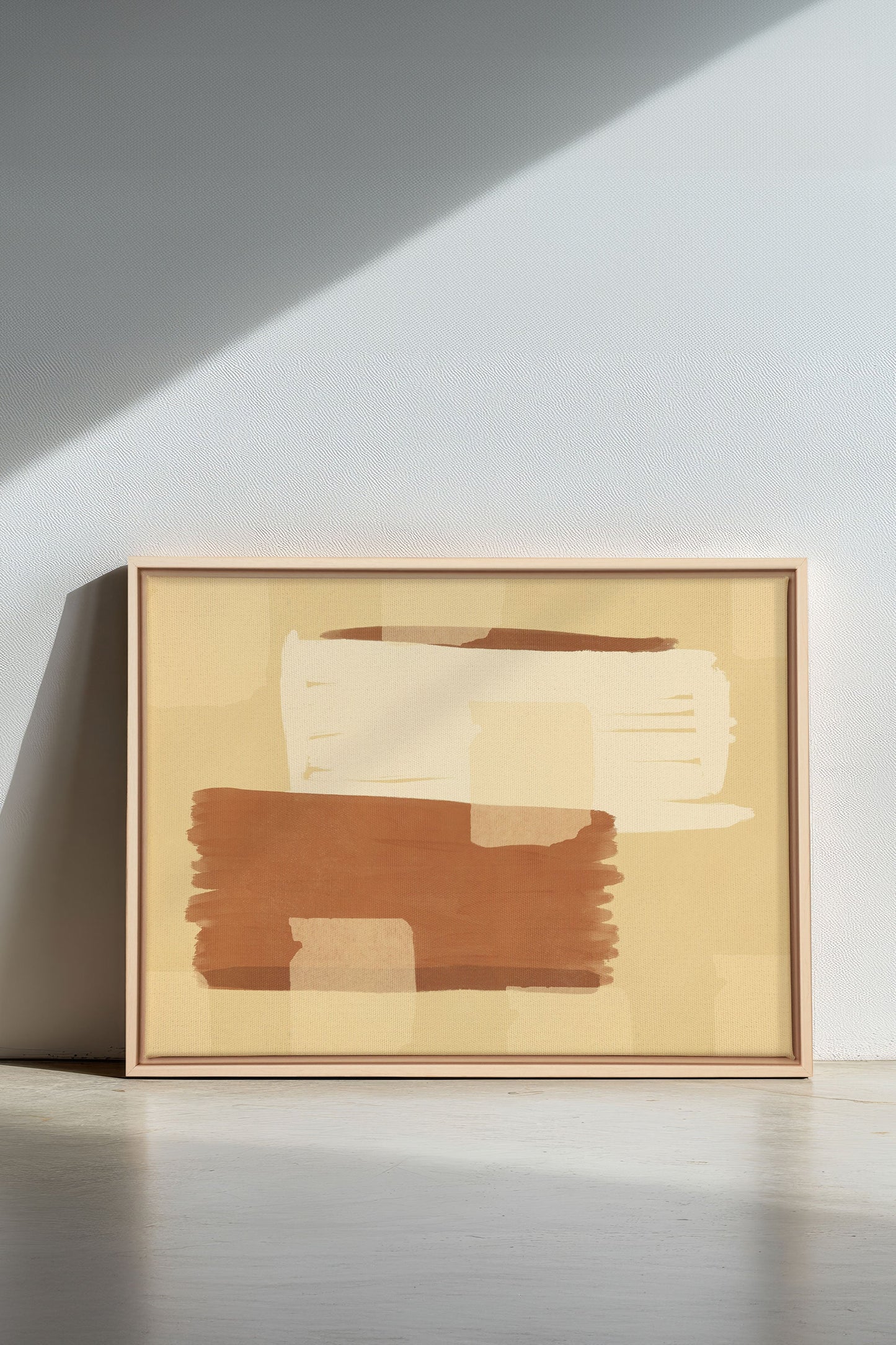 WÜSTENSEGEL, Kunstwerk auf gespannter Leinwand