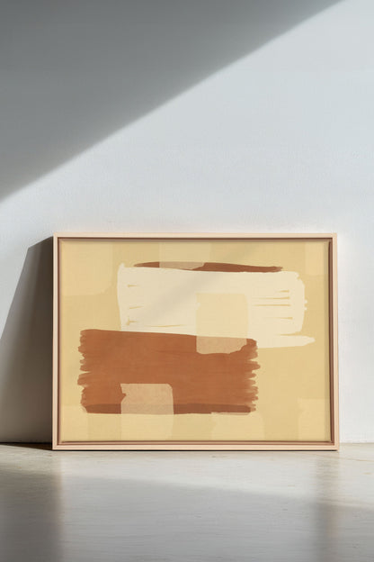 WÜSTENSEGEL, Kunstwerk auf gespannter Leinwand