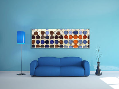 Farbpalette- Modern und abstrakt- Große Leinwand-Wanddekoration-RGB-Lack