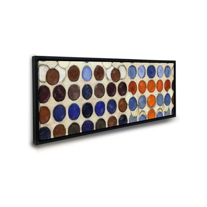 Farbpalette- Modern und abstrakt- Große Leinwand-Wanddekoration-RGB-Lack