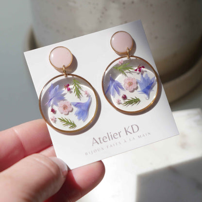 Boucles d'oreilles duo Maia - 35mm