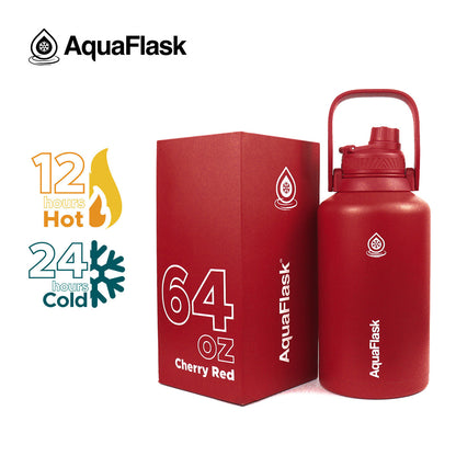 AquaFlask Original Vakuumisolierte Wasserflaschen 1893ml (64oz)