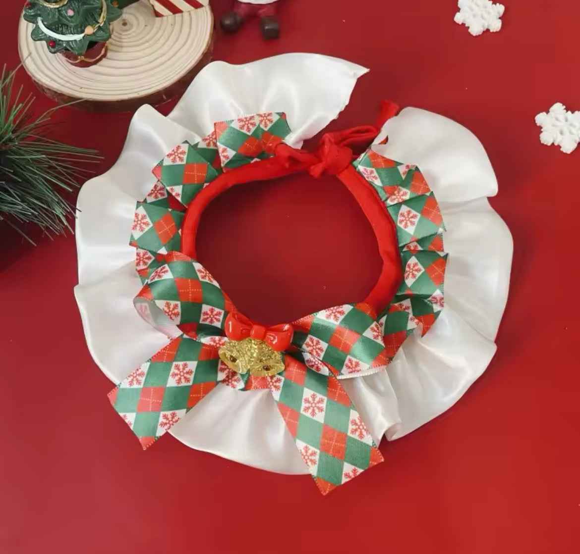Claus Christmas Dog Bandana – Festive Holiday Accessory for Dogs