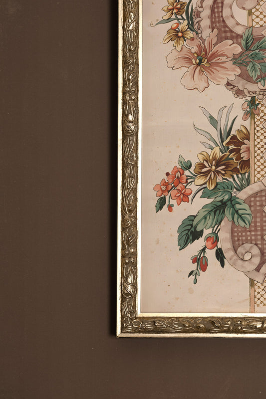 SYMPHONIE BOTANIQUE, SILBERNER VINTAGERAHMEN