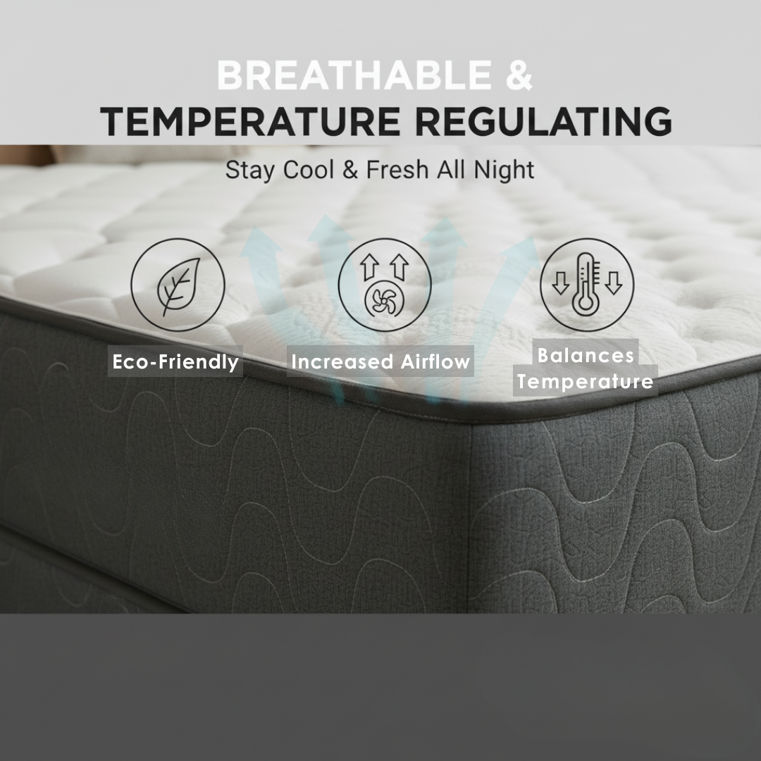 UltraFlex® STELLAR Mittelfest – Premium Orthopädische Matratze mit Kühlgel, High-Density Soja-Schaum & Gesteppter Oberseite | Hergestellt in Kanada