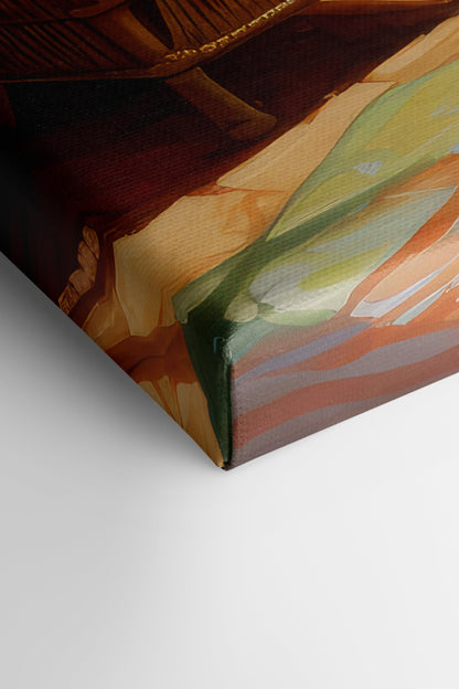 RADIANT FREEDOM, Kunstwerk auf gespannter Leinwand