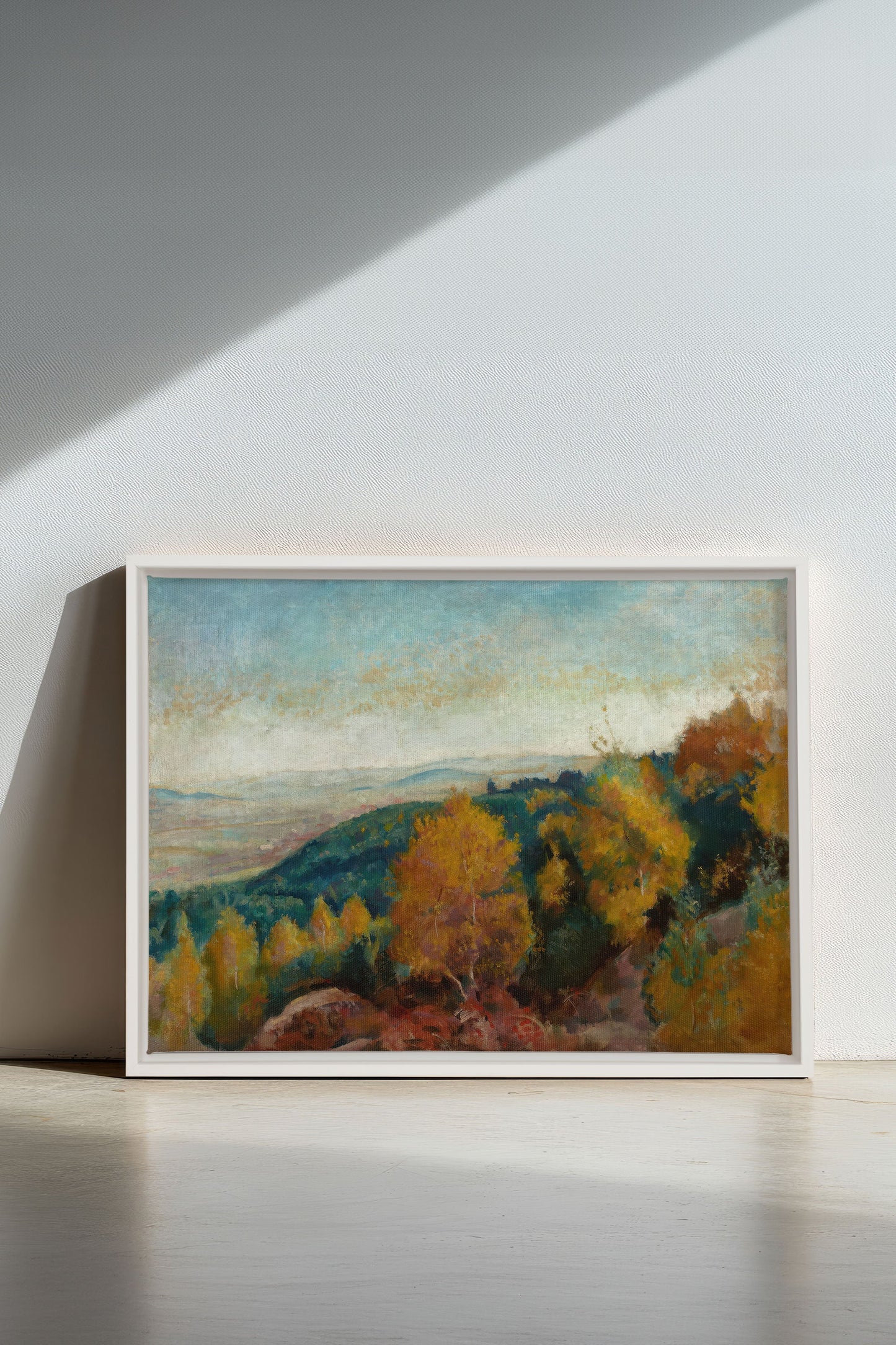 AMBER HILLS, Mischtechnik auf Leinwand