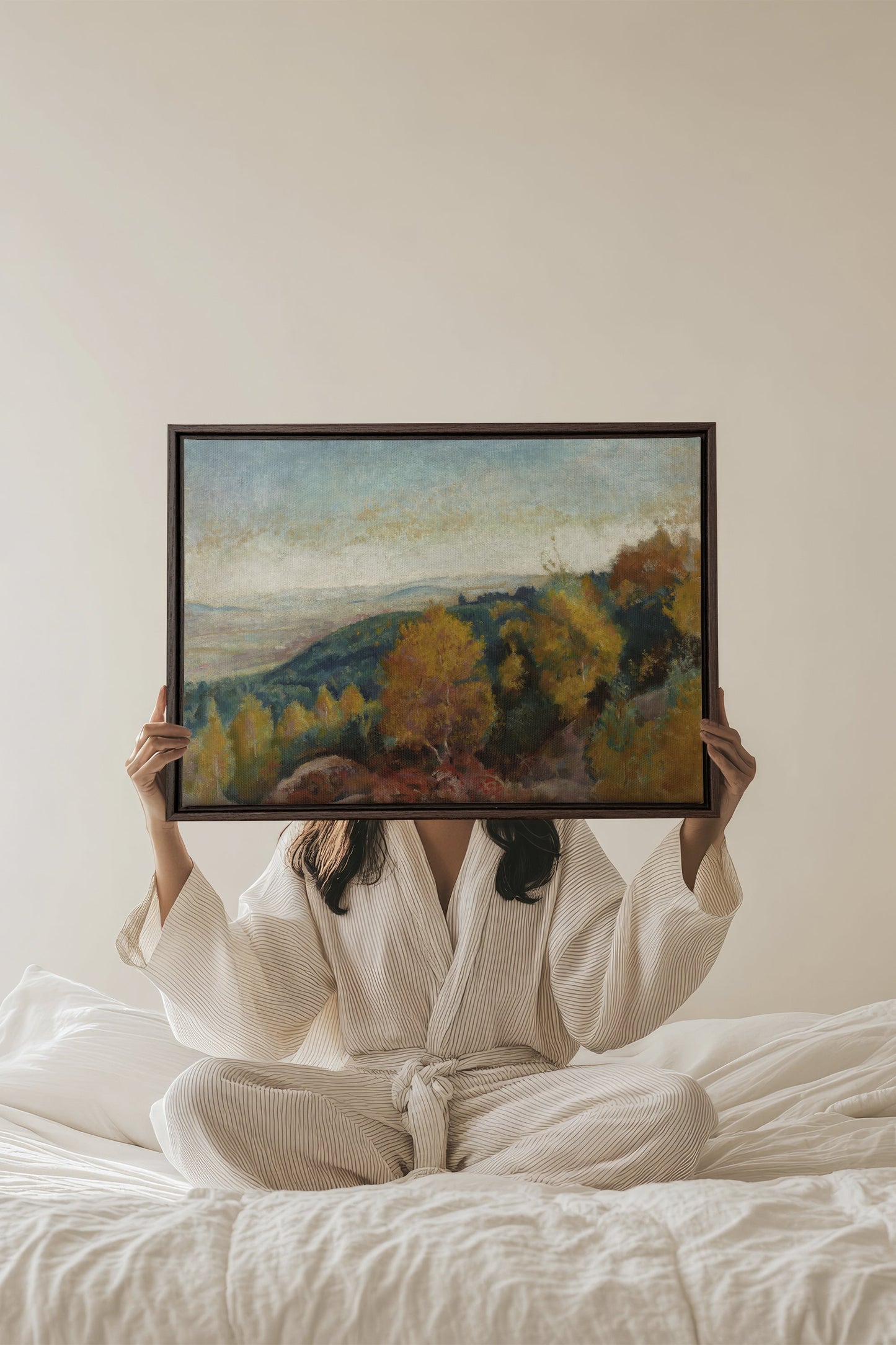 AMBER HILLS, Mischtechnik auf Leinwand