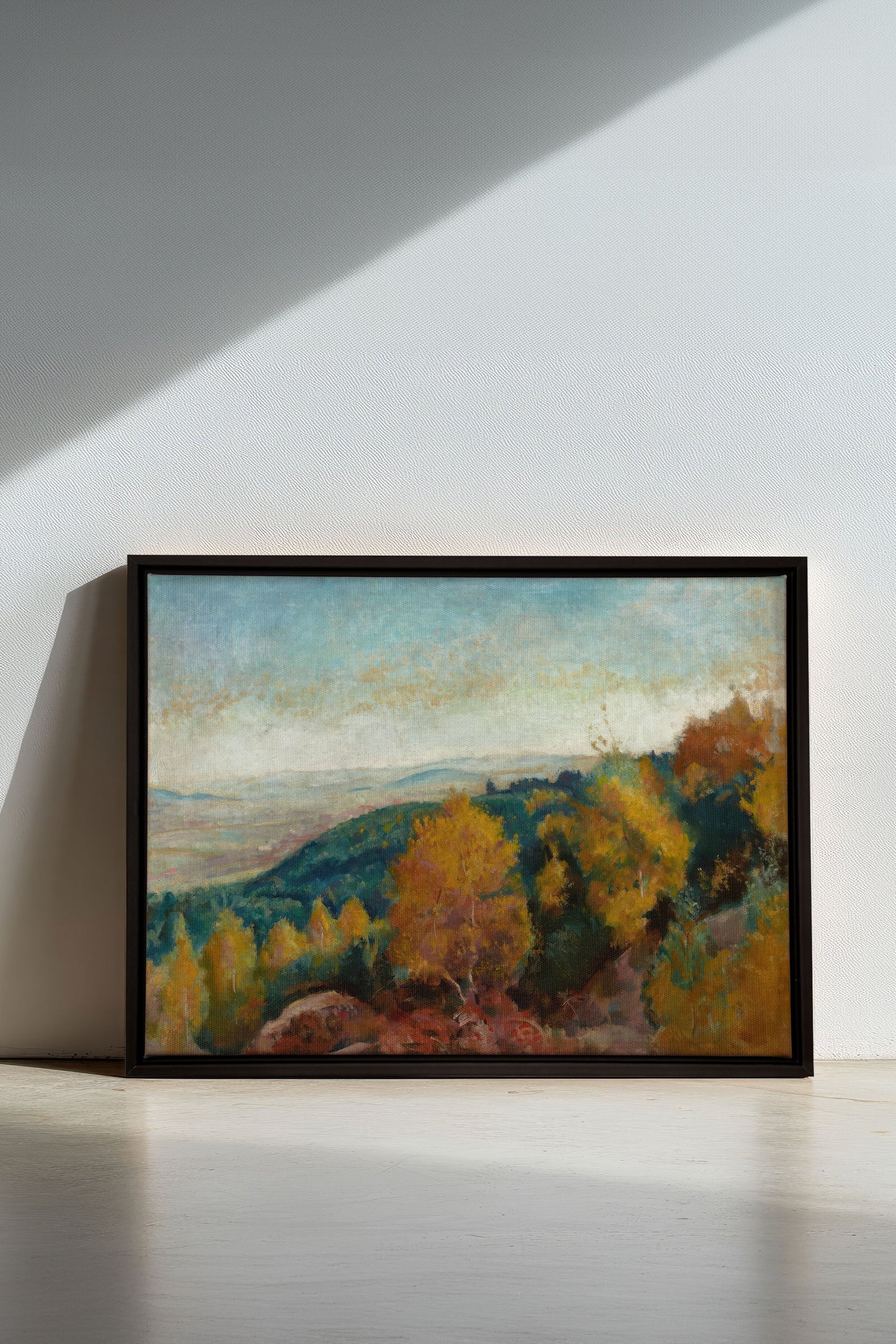 AMBER HILLS, Mischtechnik auf Leinwand