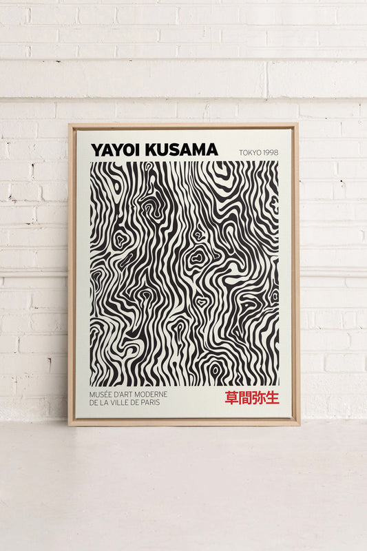 KUSAMA I, Werk auf gespannter Leinwand