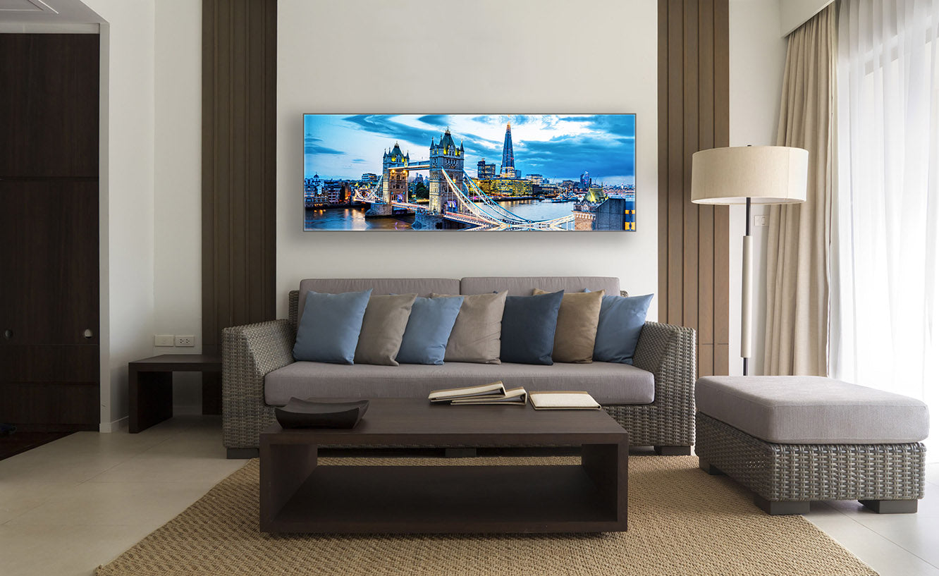 Wandbild-London Skyline auf Leinwand-Gedrucktes Kunstwerk